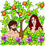 Adam & Eve in the garden