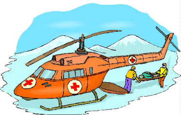 Helicoptere de secours