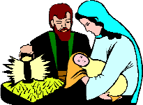 Jesus and his parents: Christmas