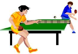 a pingpong player