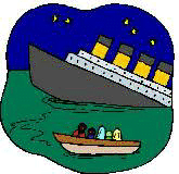 Le Titanic coule